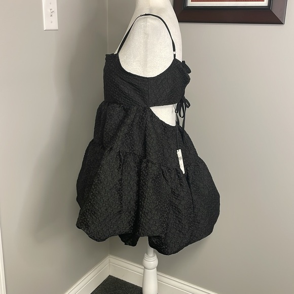 Anthropologie x Aureta Floral Bubble Hem Mini Dress NEW NWT XS Petite Formal - Picture 3 of 7